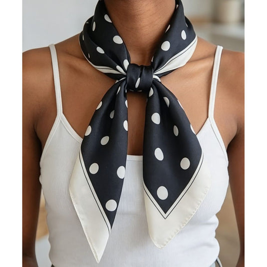 Jolene Silk-Touch Polka Dot Scarf