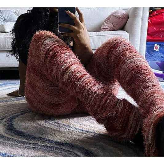 Felicia Fuzzy Pants - Boutique Royále