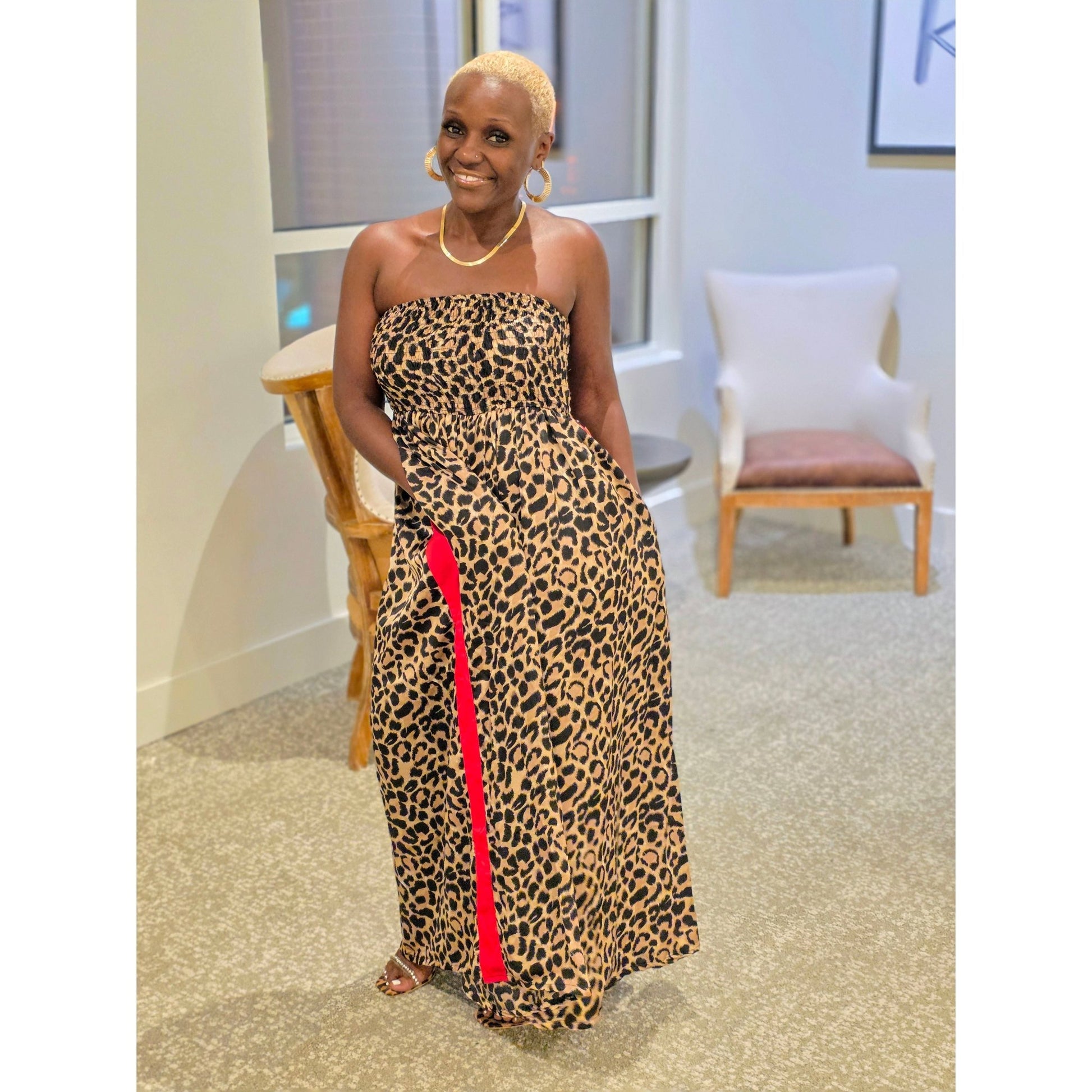 LaTekka Leopard Jumpsuit - Boutique Royále