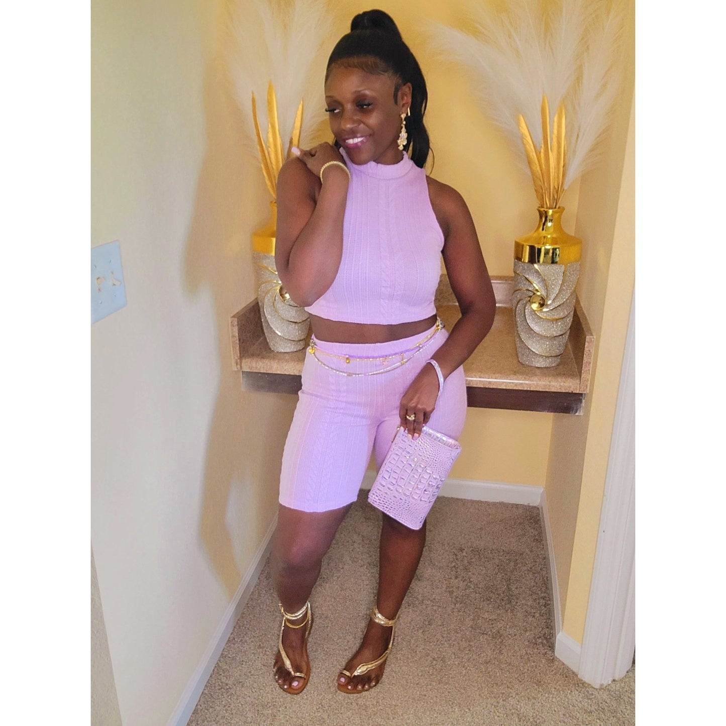 Lovely Lilac Set - Boutique Royále