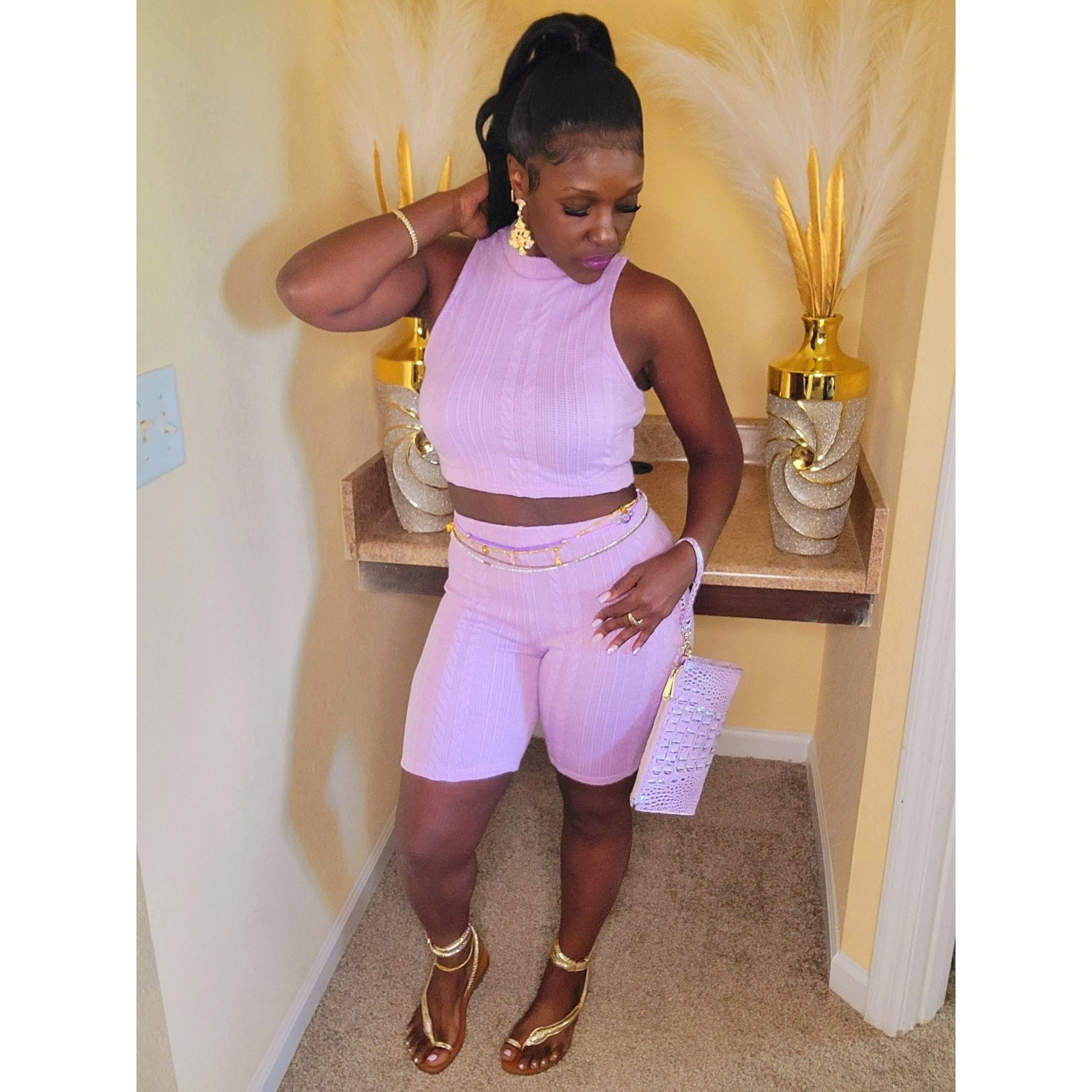 Lovely Lilac Set - Boutique Royále