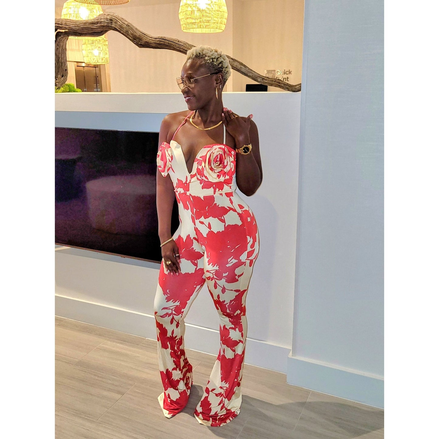 Lovely Rose Jumpsuit - Boutique Royále