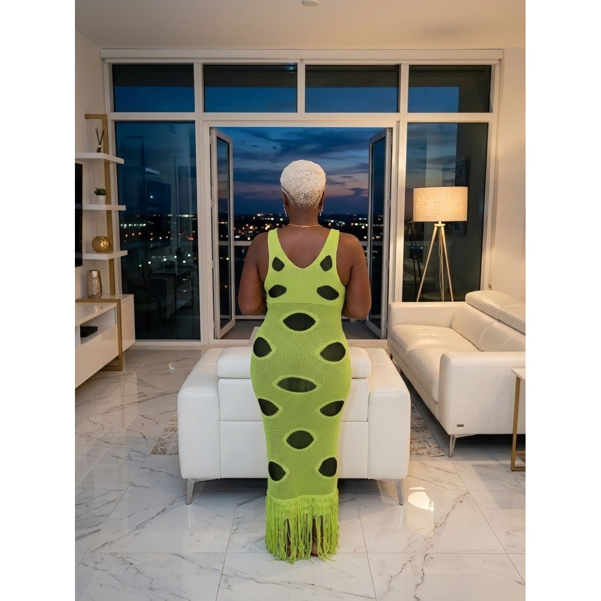 Priya Polka Dot Dress - Boutique Royále
