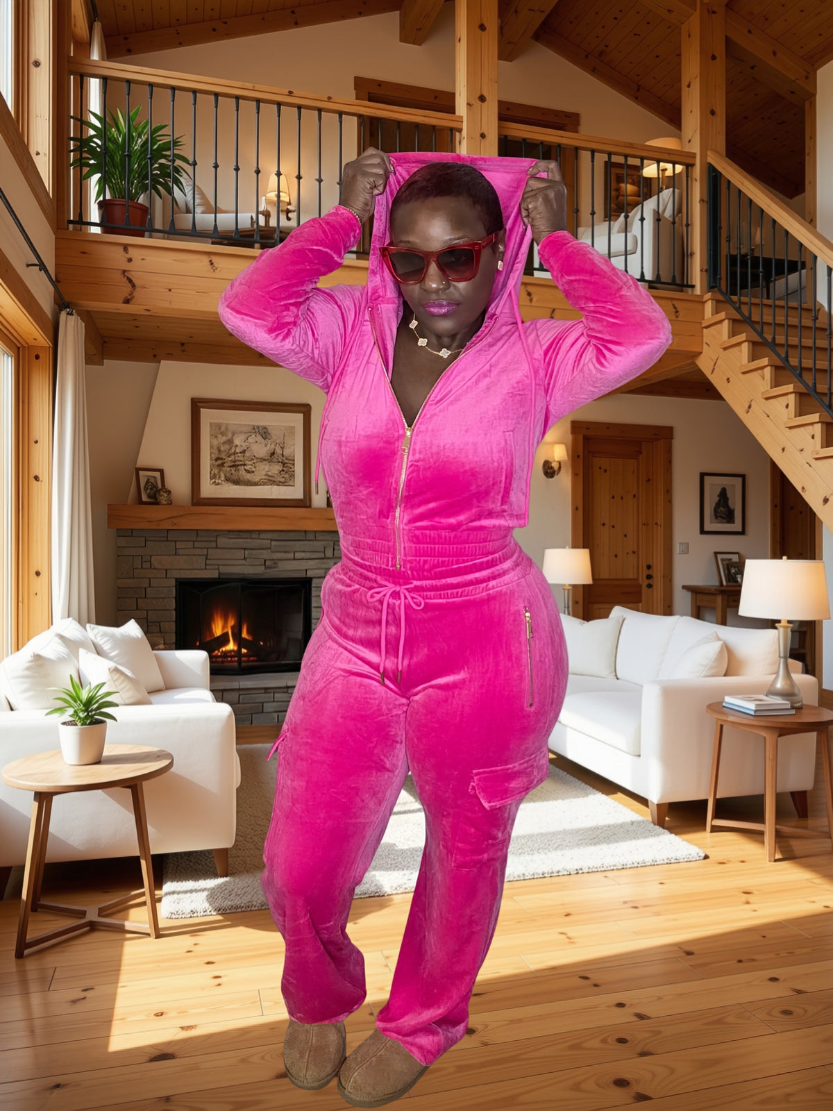Angie N. Velour Set