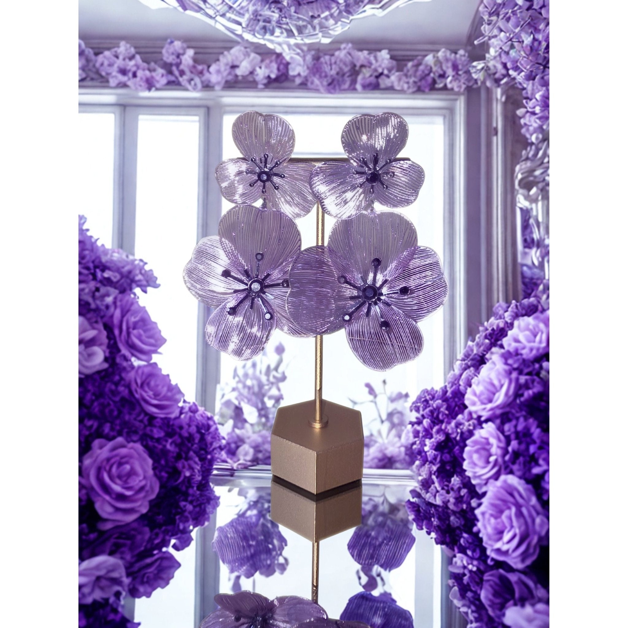 Violet Earrings - Boutique Royále