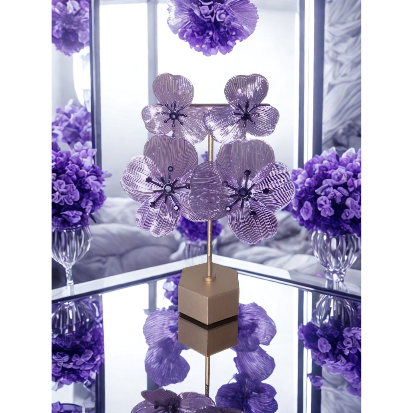 Violet Earrings - Boutique Royále