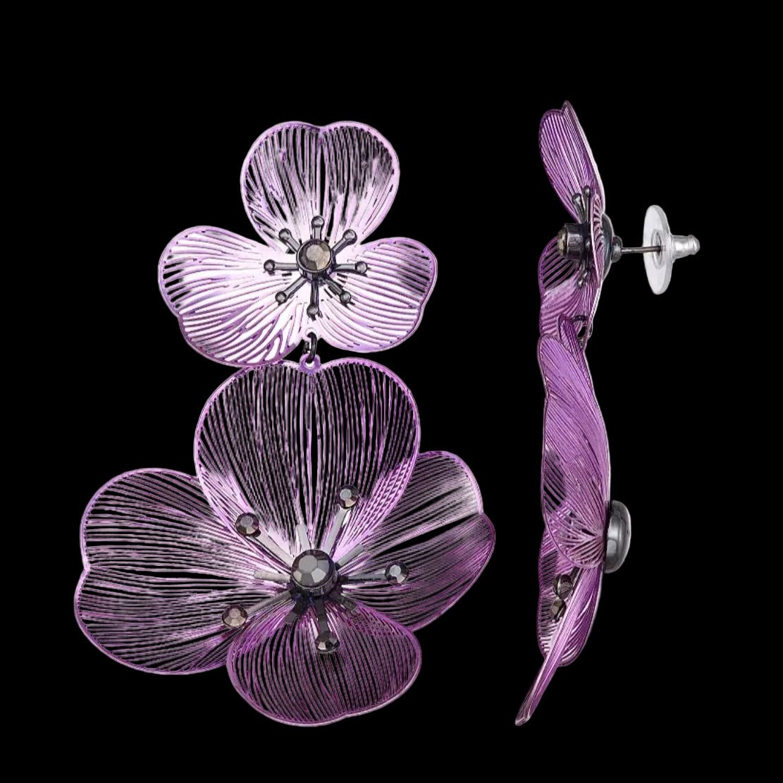 Violet Earrings - Boutique Royále