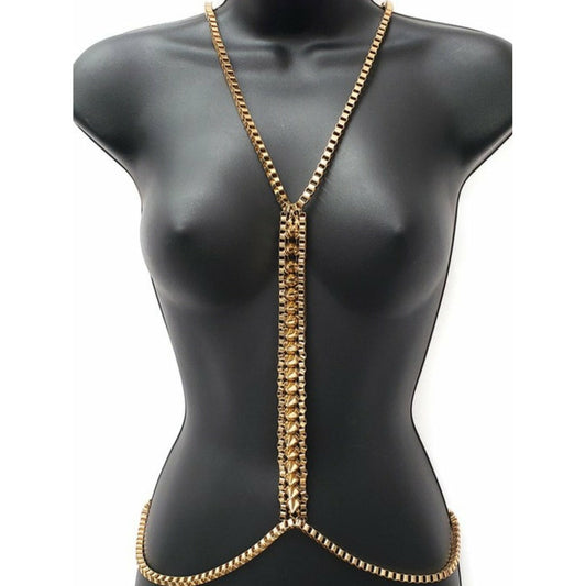 Daggered Out Body Chain - Boutique Royále